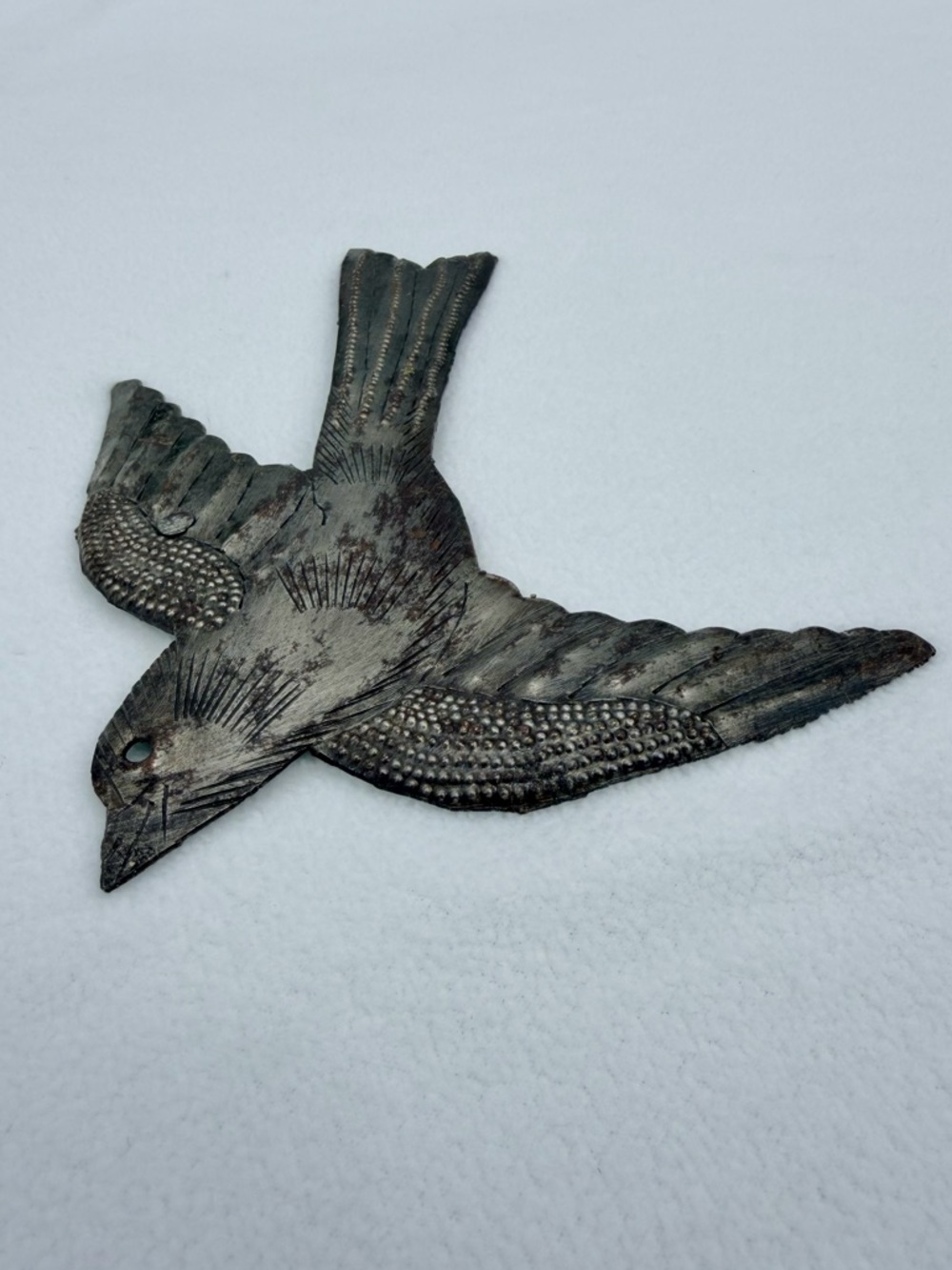 Birds in Flight Hand Crafted Metal Art Wall Decor ~ Set of 2 - Picture 4 of 10